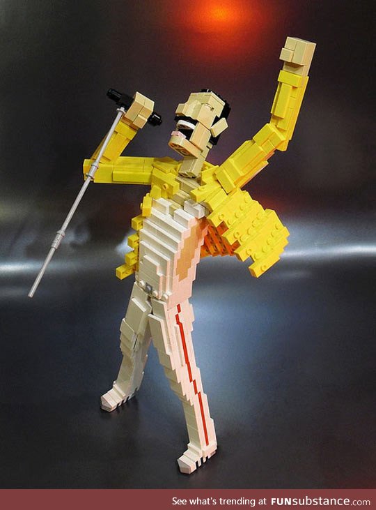 Perfect lego freddie mercury