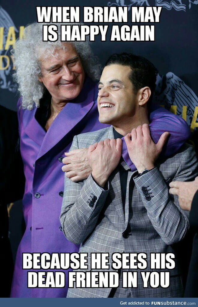 Brian May sees Freddie Mercury in Rami Malek