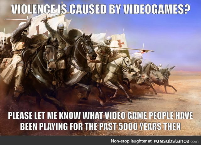 Violence is caused by the videogame?