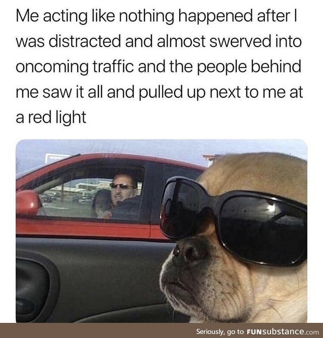 Sometimes I’m an awful driver