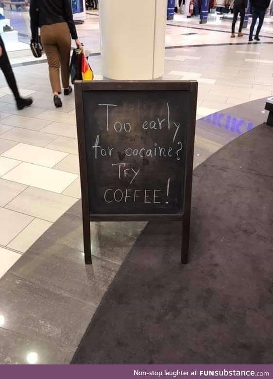Coffee is good too