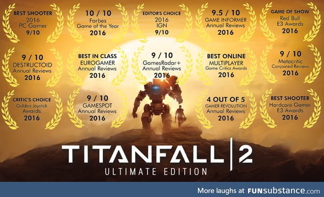 Giant robots, time travel, free dlc, no pay2win, award winning campaign