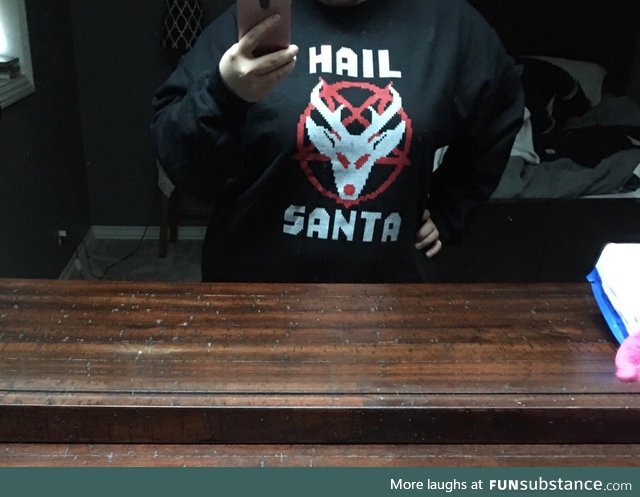 My sweater for this years Christmas party