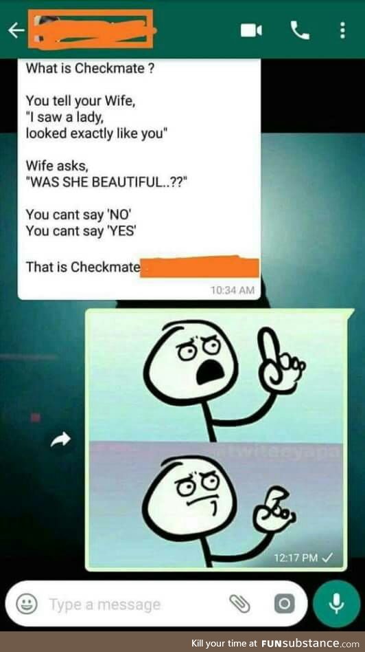 Checkmate(?)