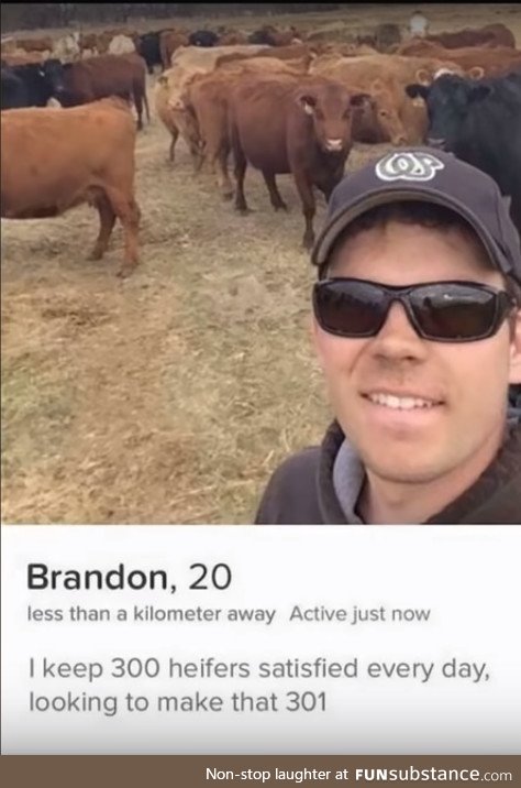 If you're gonna make a tinder, take notes from this guy