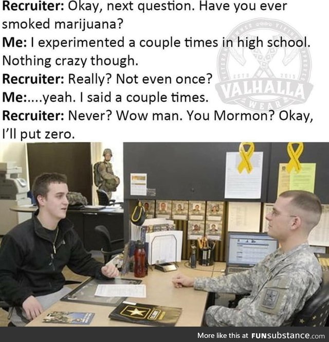 Military recruiters