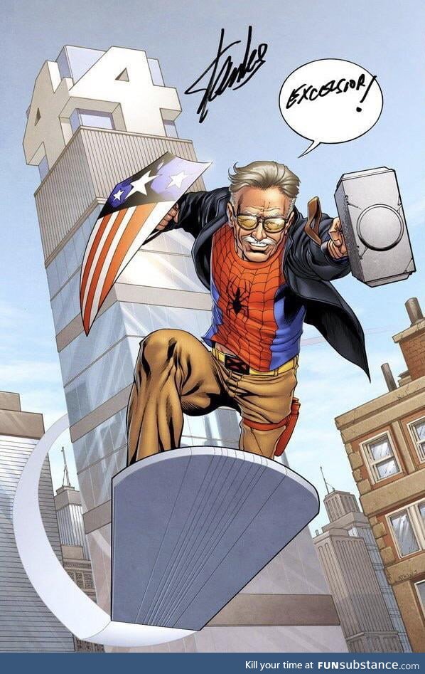 Stan Lee leaving our world for a better one (November 12, 2018)