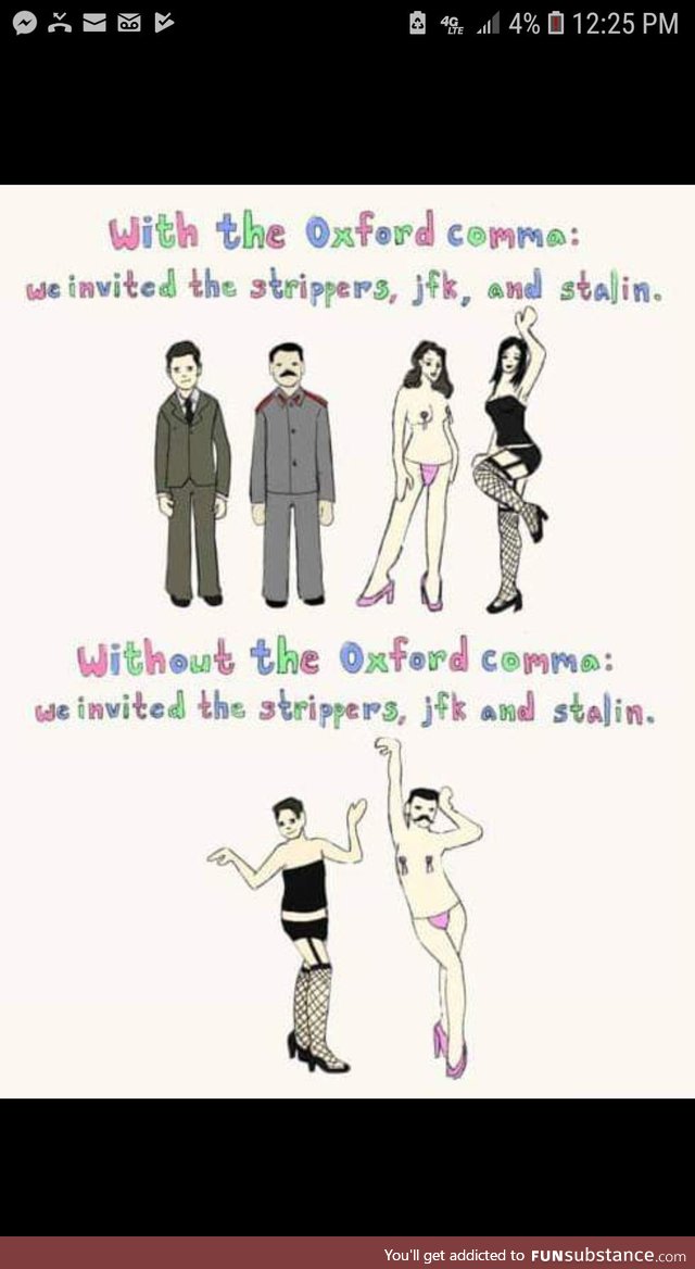 Best argument I've seen for the Oxford comma