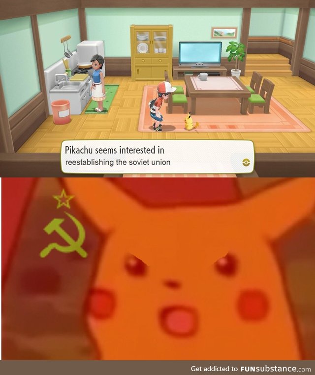 Comrade Pikachu.