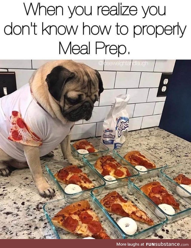 Why meal prep when you can prep for death