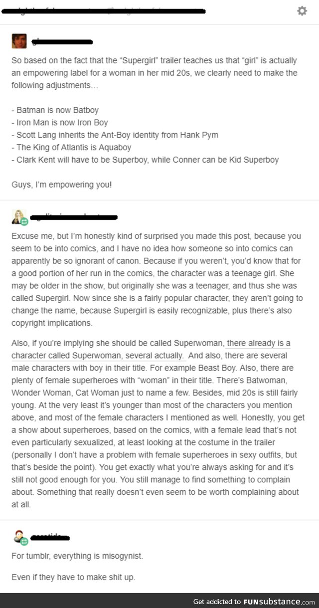 Supergirl vs Superwoman