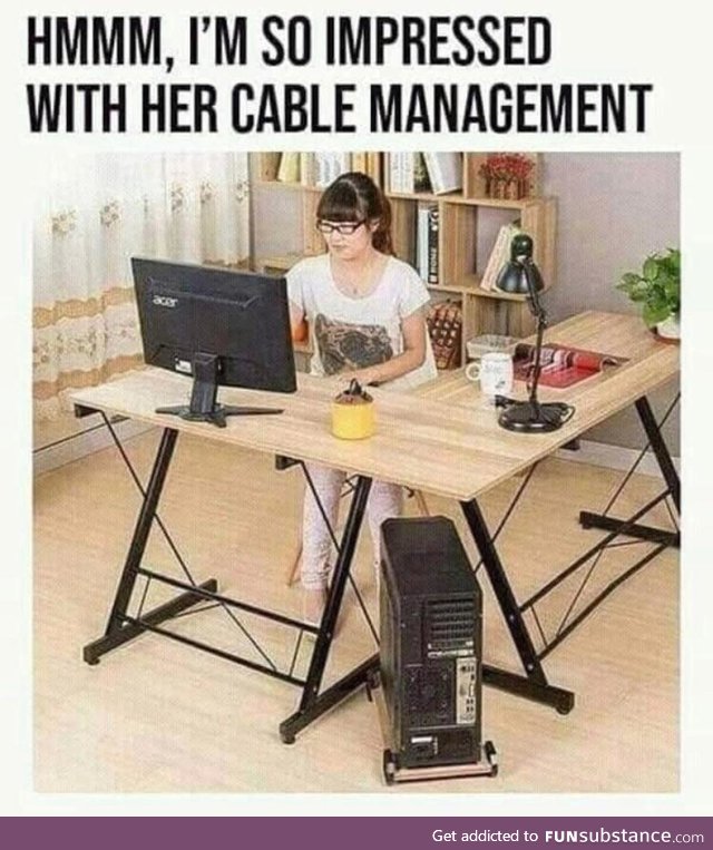 Cable management on point