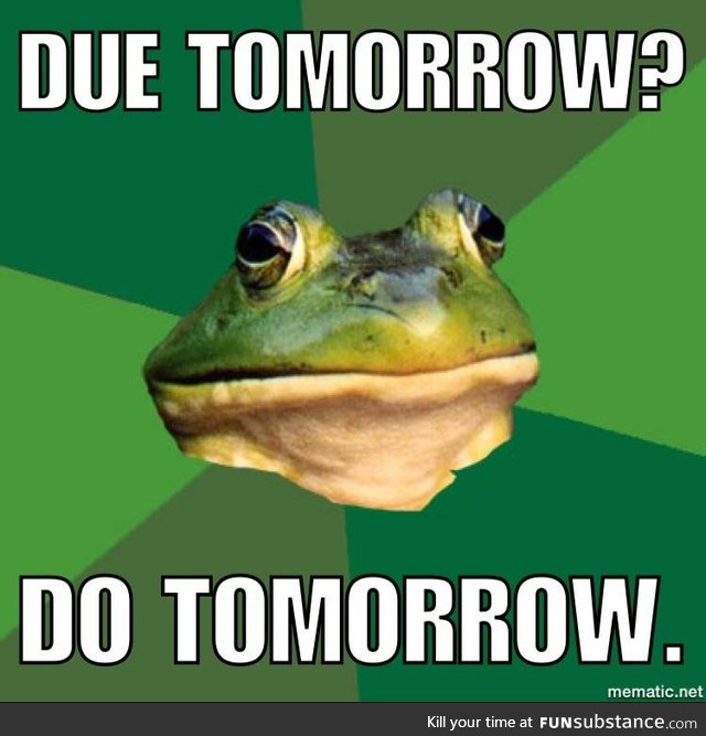 Do tomorrow