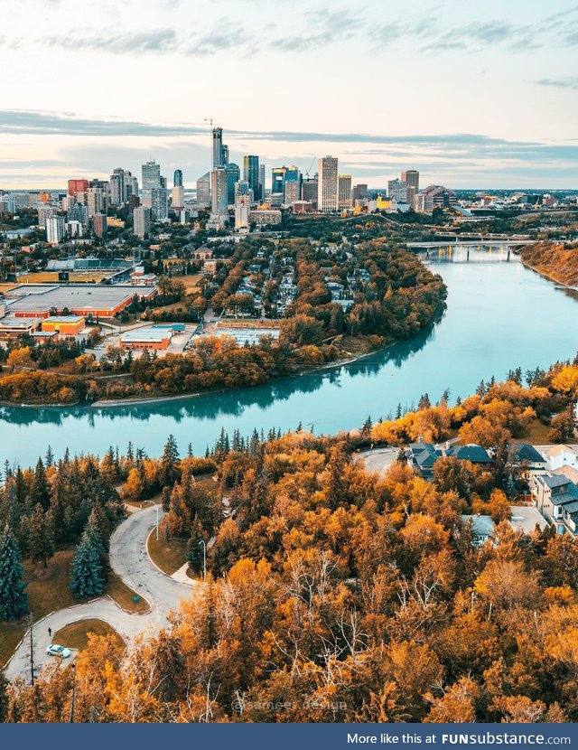 Edmonton, Alberta in the fall