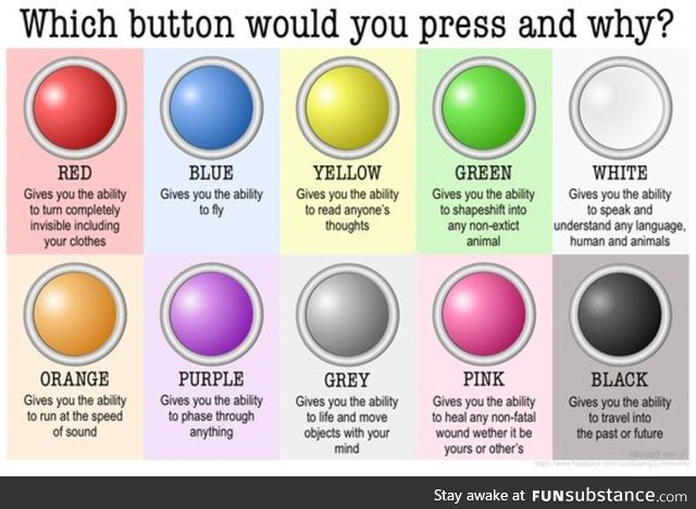 Choose which button to press