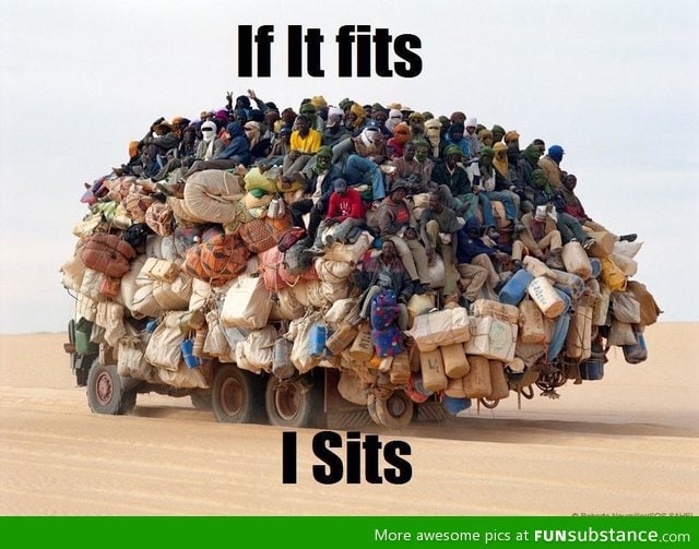 If I fits I sits