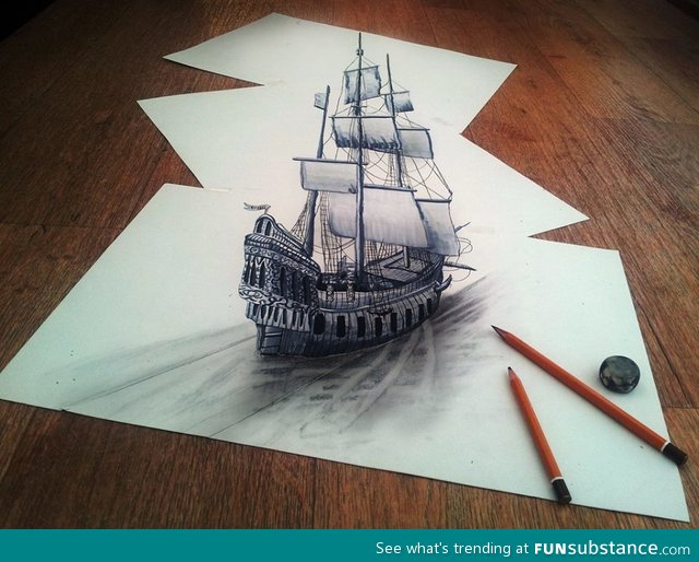 3D hand drawing