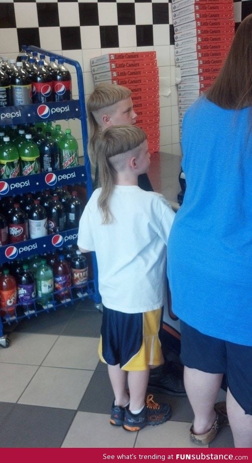 Combining two shitty kid's haircuts to make one megashitty kid's haircut