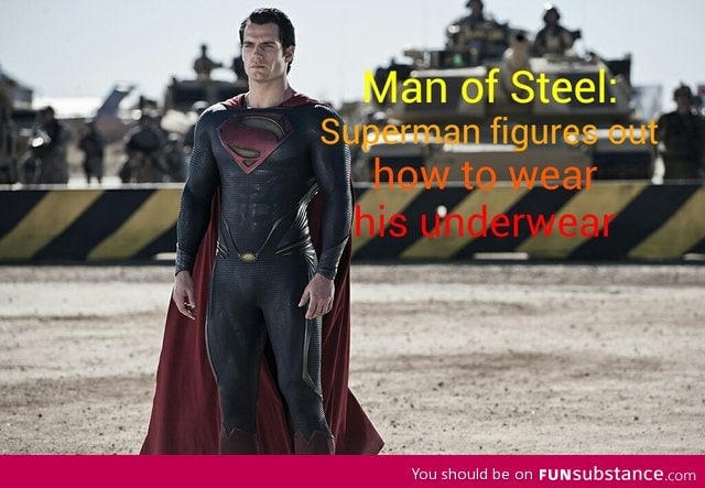 Superman finally wore it right
