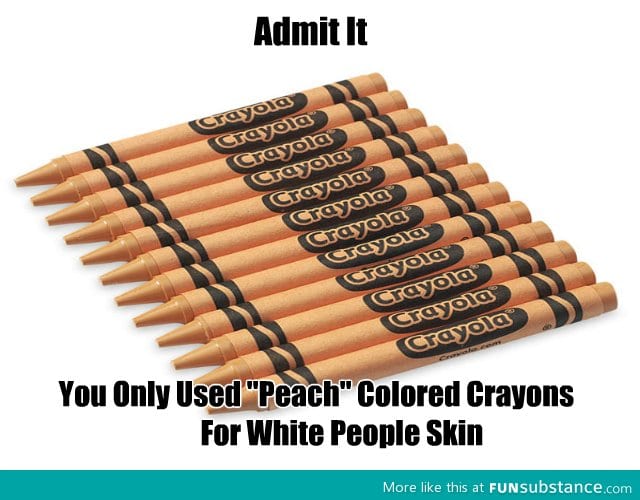 Peachy white people