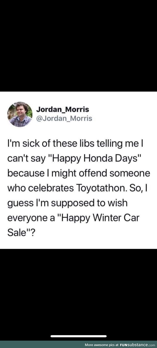 Everyone gets offended during the holiday season nowadays