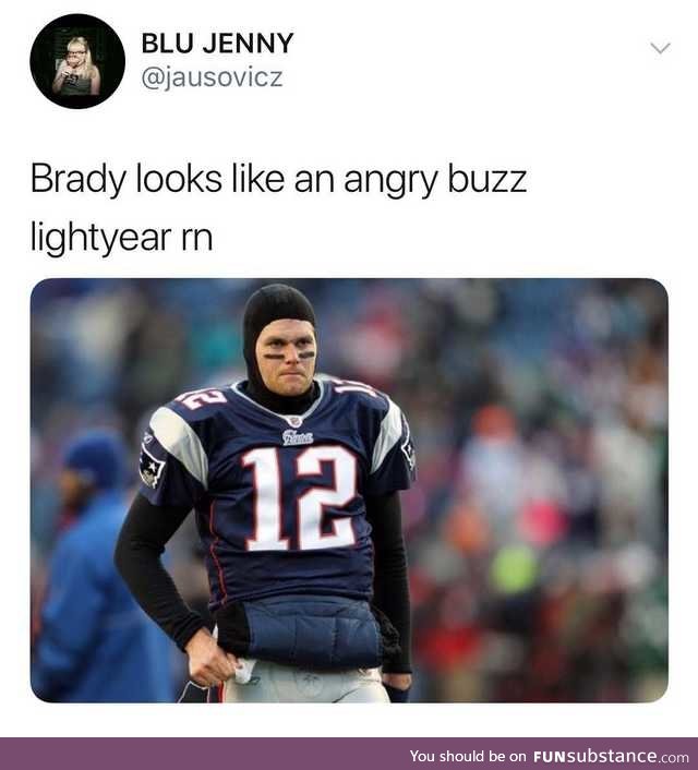 Brady Lightyear. To the superbowl - and beyond!