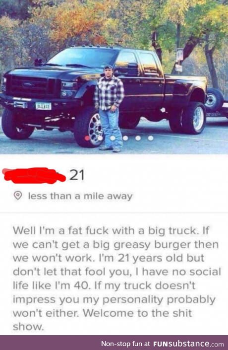 At least he's honest