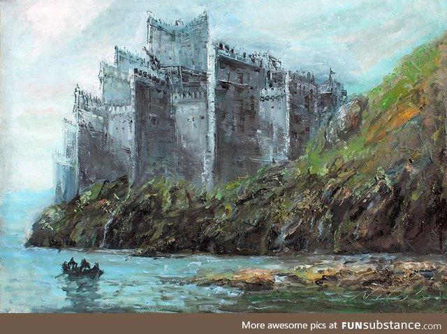 GoT Dragonstone painting by me