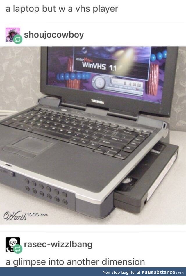 VHS laptop!?