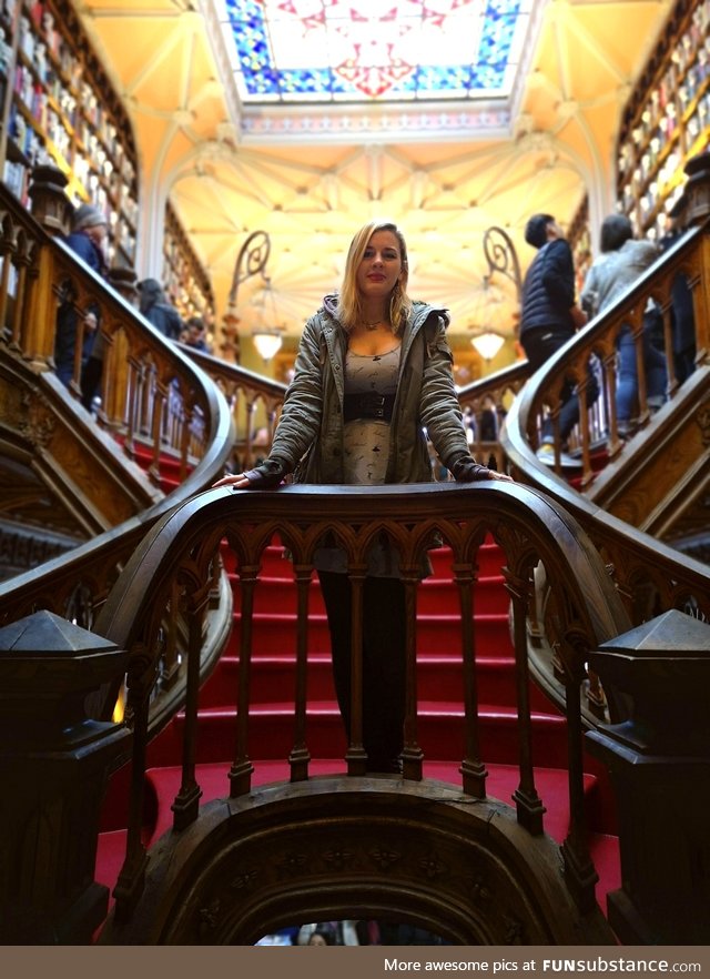 Livraria Lello, Porto, said to have inspired J.K. Rowling for the Harry Potter books
