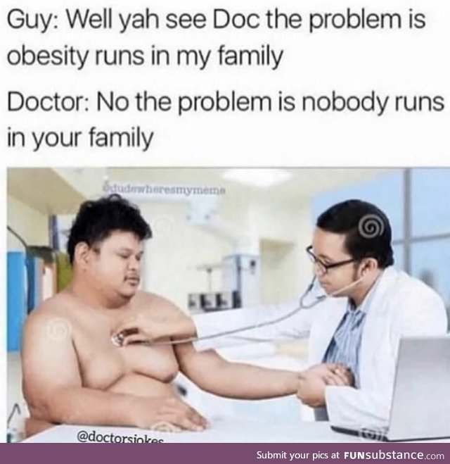 You see doc.