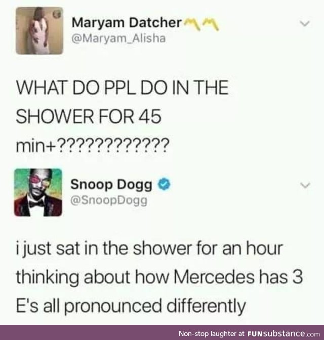 Shower for your though