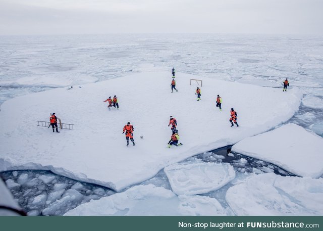 Soccer in the arctic