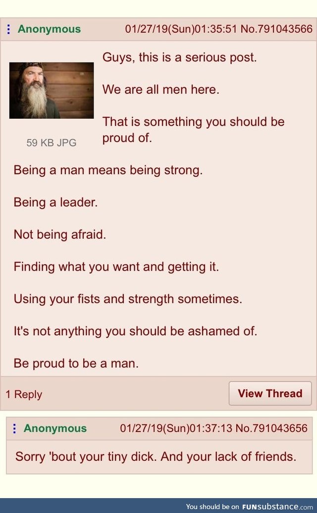 Anon Is a Man