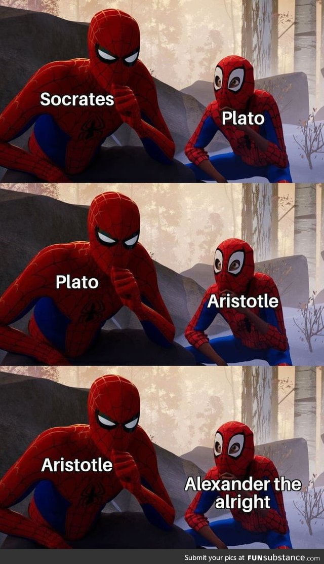 Ancient greek history in a meme