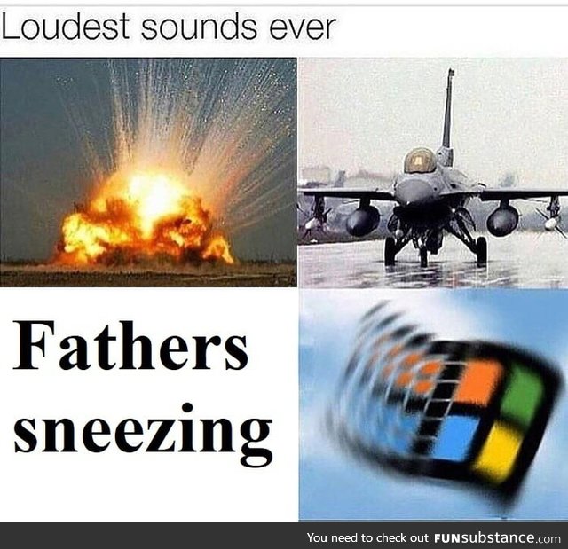 Rockets are also loud, I guess.