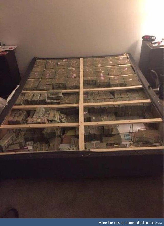 This is what $20 million under a mattress looks like