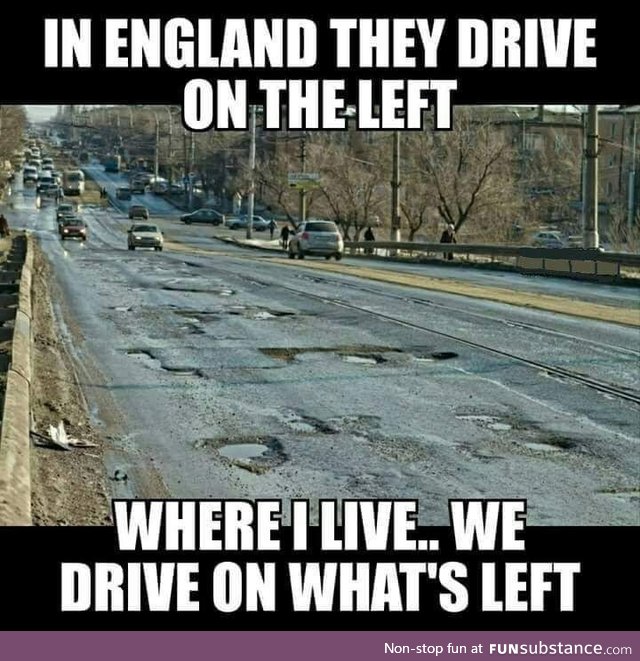 Looks likes some of the roads where I live