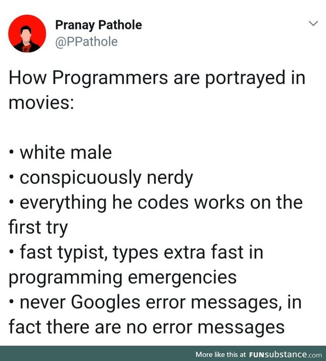 Programmers portrayal in movies