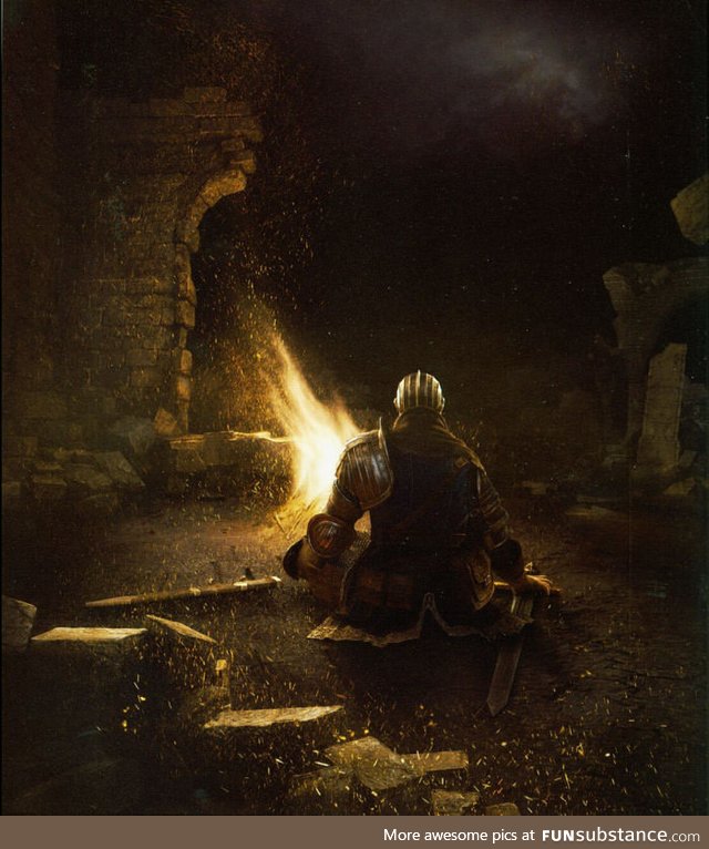 Have a seat by the fire and tell me your favourite Darksouls lore .