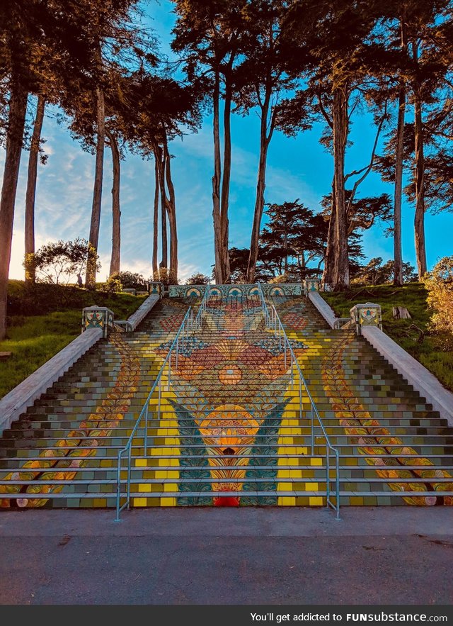 These painted stairs in San Fran