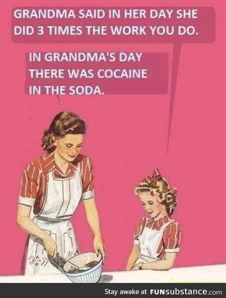 Classic grandma!