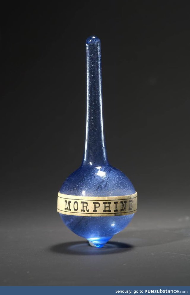 A morphine bottle from about 1880