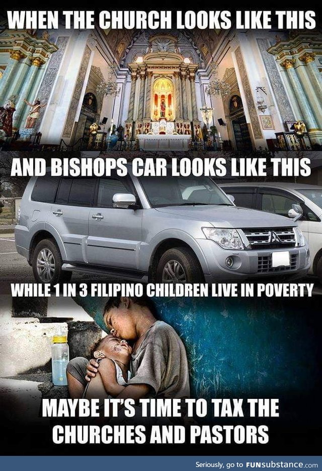 When priests are ridiculously wealthier than politicians in the Philippines