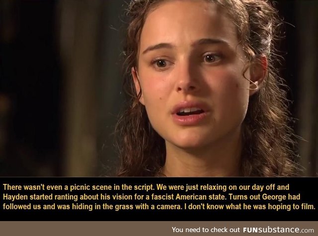 Natalie Portman on Attack of the Clones