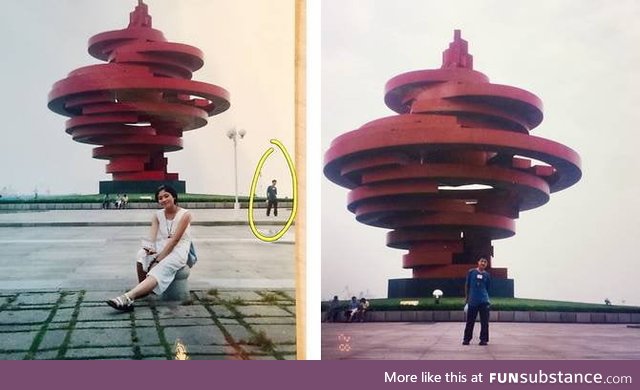 Married couple in china realize they were in. Each other's picture as teens