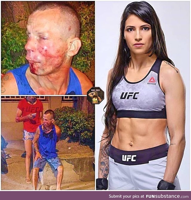 This happens when you want to steal from an UFC fighter