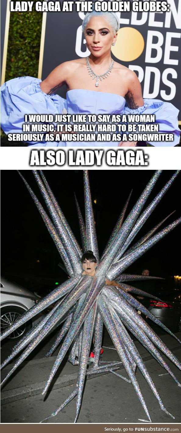 Lady Gaga taken seriously