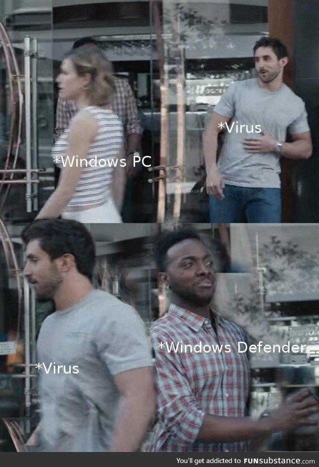 "What's Windows Defender doing?" His best