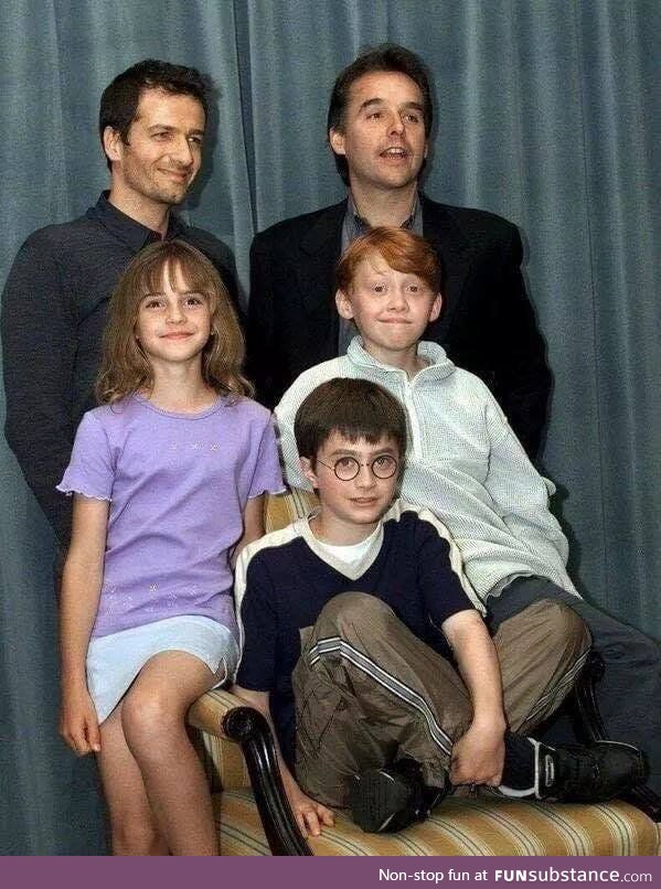 Nineteen years ago! First picture of Harry Potter cast